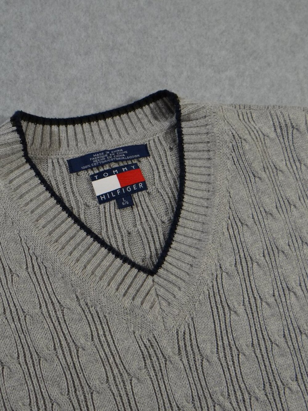 Men's Tommy Hilfiger Grey Sweater vest